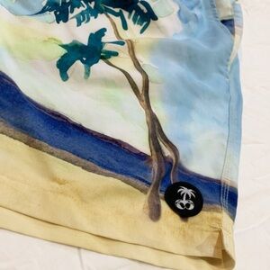 Balls Beachwear XXXL Tropical Print Swim Shorts Board Shorts